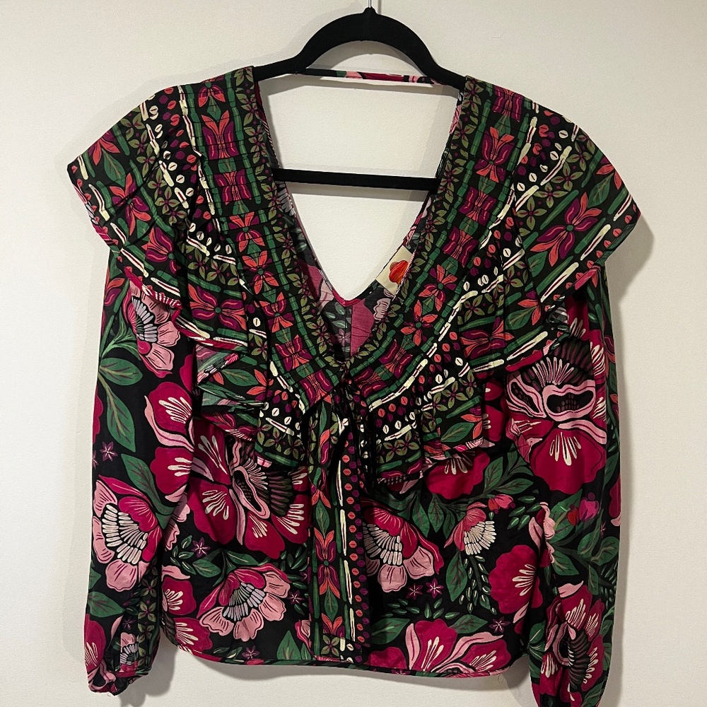 FARM Rio Cotton Blouse - M